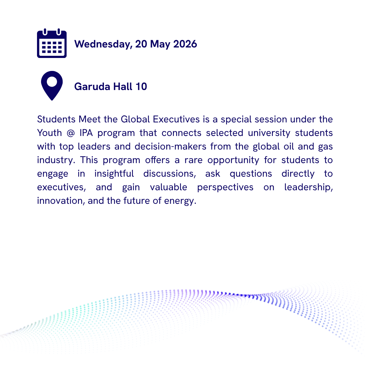 Student Meet The Global Excecutives IPA CONVEX 2026